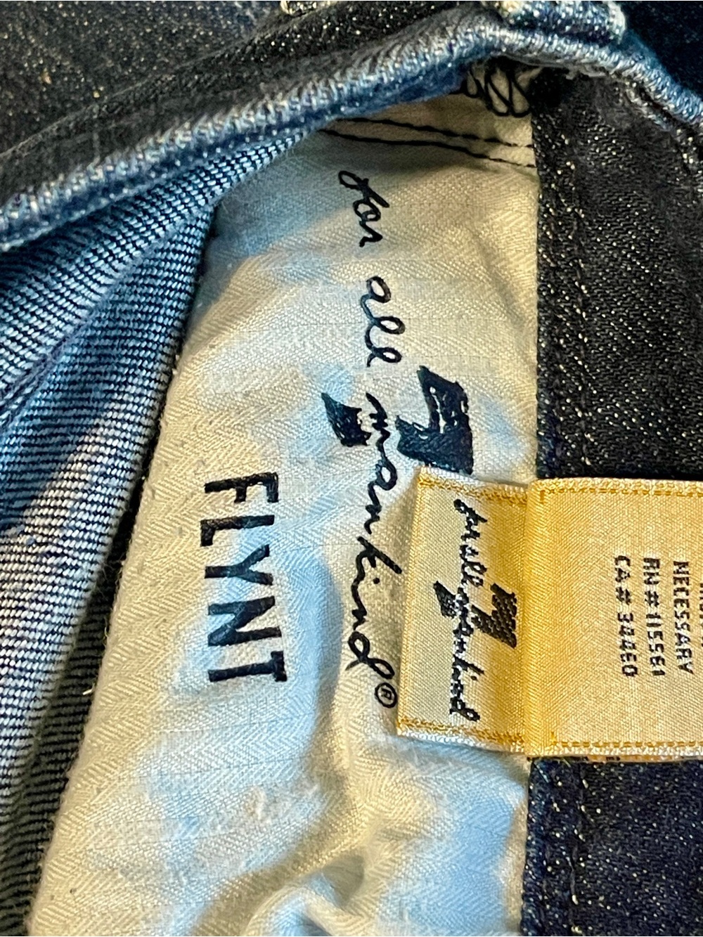 7 For All Mankind Women's Flynt Bootcut Jeans with Contrast Pocket Stitching - Picture 4 of 6